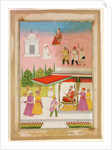 Ruler at court. Maratha, India, 19th century by Unknown