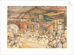 Religious ceremony at Shah Hamadan's Masjid by William Carpenter