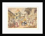 Guard house in the bazaar at Udaipur by William Carpenter