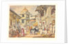 Guard house in the bazaar at Udaipur by William Carpenter