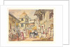 Guard house in the bazaar at Udaipur by William Carpenter