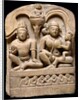 Jain family group. Northern India, 9th-10th century. by Unknown