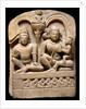 Jain family group. Northern India, 9th-10th century. by Unknown
