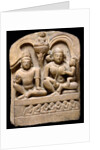 Jain family group. Northern India, 9th-10th century. by Unknown