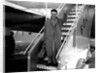 Lonnie Donegan leaving London for America by Harry Hammond