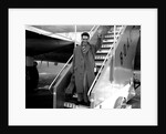 Lonnie Donegan leaving London for America by Harry Hammond