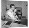 Lonnie Donegan with his daughter by Harry Hammond