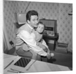 Lonnie Donegan with his daughter by Harry Hammond