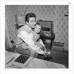 Lonnie Donegan with his daughter by Harry Hammond