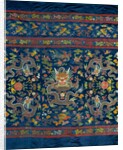 Panel with five four-clawed dragons by Unknown