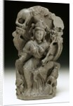 Enthroned figure of Hariti by Unknown