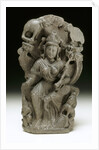 Enthroned figure of Hariti by Unknown