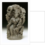 Enthroned figure of Hariti by Unknown