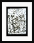 Christ tended by two angels after the Flagellation. Belgium, 17th century by Unknown