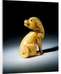 Netsuke figure of a dog by Unknown
