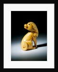 Netsuke figure of a dog by Unknown