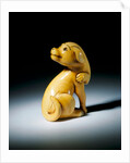 Netsuke figure of a dog by Unknown
