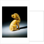 Netsuke figure of a dog by Unknown