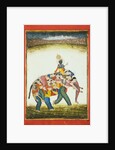 Man on an anthropomorphic elephant. India, 18th century by Unknown