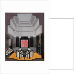 Fumoir en Laque by Jean Dunand