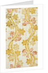 Design for a woven silk by James Leman