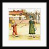 Playing badminton by Kate Greenaway