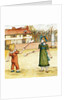 Playing badminton by Kate Greenaway