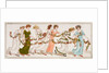 Girls dancing to celebrate Queen Victoria's Jubilee by Kate Greenaway