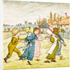 Children playing by Kate Greenaway