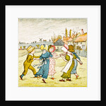 Children playing by Kate Greenaway