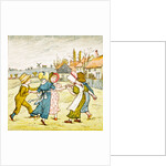 Children playing by Kate Greenaway