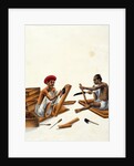 Two Carpenters at Work. Benares, India, early 19th century by Unknown