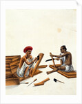 Two Carpenters at Work. Benares, India, early 19th century by Unknown