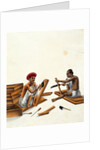 Two Carpenters at Work. Benares, India, early 19th century by Unknown