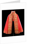Cloak, satin couched & embroidered, Spain 1580-1600 by Unknown