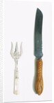 Bread knife and fork by Wingfield Rowbothan & Co.