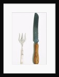 Bread knife and fork by Wingfield Rowbothan & Co.