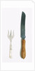 Bread knife and fork by Wingfield Rowbothan & Co.