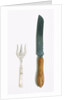 Bread knife and fork by Wingfield Rowbothan & Co.