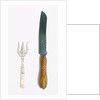 Bread knife and fork by Wingfield Rowbothan & Co.