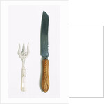 Bread knife and fork by Wingfield Rowbothan & Co.
