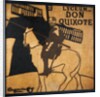 Design for a poster of the play Don Quixote at The Lyceum Theatre by James Pryde