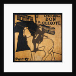Design for a poster of the play Don Quixote at The Lyceum Theatre by James Pryde