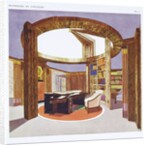 Hall from Intérieurs en couleurs by Madame B-J Klotz