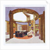 Hall from Intérieurs en couleurs by Madame B-J Klotz