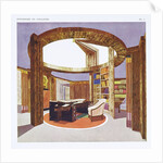 Hall from Intérieurs en couleurs by Madame B-J Klotz