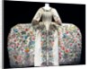 Court dress or mantua, back view. Embroidered silk with silver thread. England, c.1740-45. by Unknown