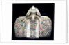 Court dress or mantua, back view. Embroidered silk with silver thread. England, c.1740-45. by Unknown