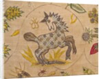 Cover, detail of a horse. England, early 17th century by Anonymous