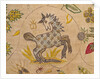 Cover, detail of a horse. England, early 17th century by Anonymous